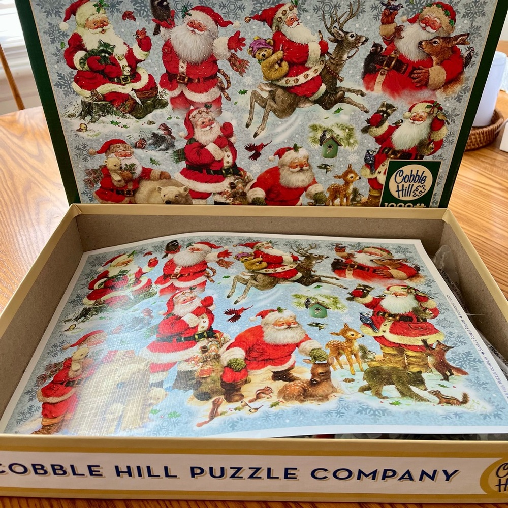 Cobble Hill Santa Claus Puzzle - Picture 2 of 5